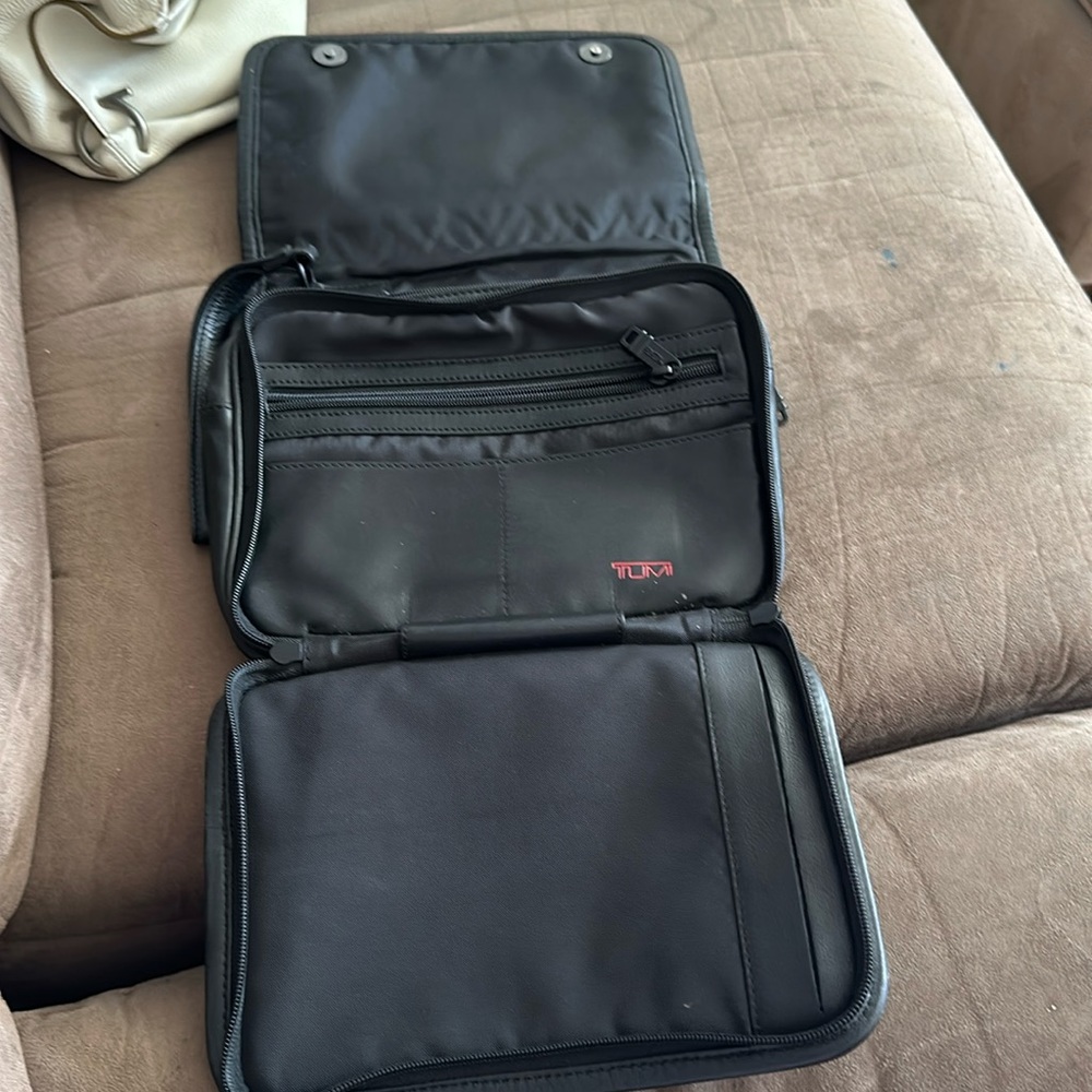 Tumi Leather Travel Wristlet